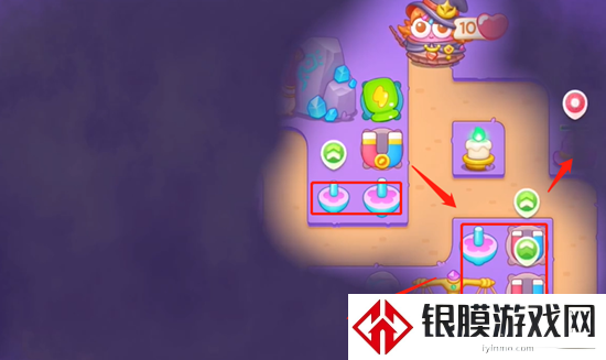 保卫萝卜4阿波与魔法宝藏第72关通关攻略