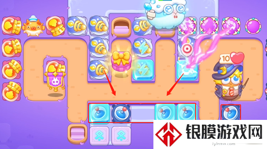 保卫萝卜4阿波与魔法宝藏第52关通关教学