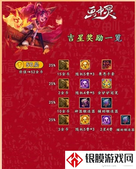 金铲铲之战吉星阶段奖励神秘大奖有哪些