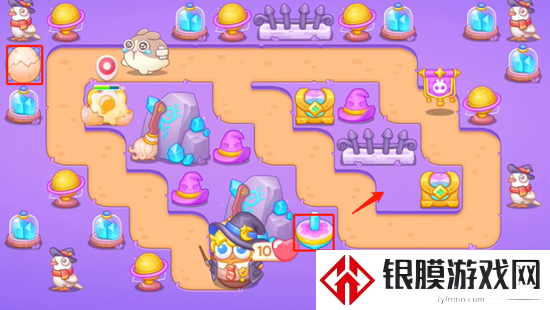 保卫萝卜4阿波与魔法宝藏第46关通关攻略