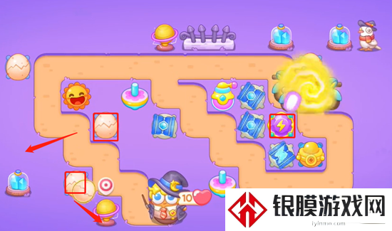 保卫萝卜4阿波与魔法宝藏第46关通关攻略